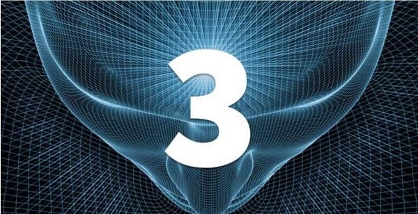 Số 3 là con số đại diện cho trục trí não với sự nhanh nhạy và sáng tạo